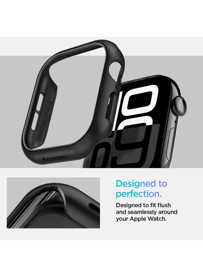 Spigen غطاء ساعة آبل سيريس 10 (46 مم) رفيع - أسود - Image 5